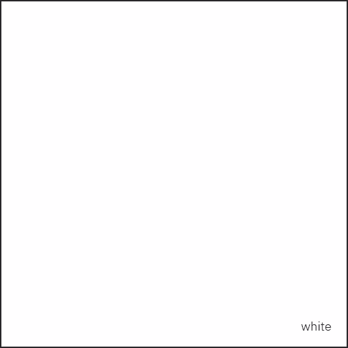 Un carré blanc uni avec le petit mot 'white' dans le coin inférieur droit.